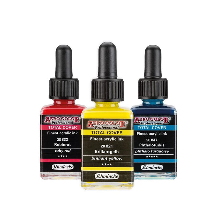 Акрилно мастило Schmincke AERO COLOR Professional Total Cover 28 ml | разни бои - 1