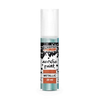Акрилна боја металик - 20 ml – turquoise