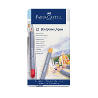 Акварел боици Goldfaber Aqua сет од 12 бои - метална кутија