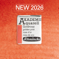 Акварел боја Schmincke AKADEMIE 1/2 коцка - Golden pink – 305 Златно розова