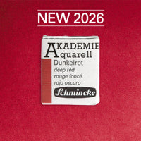Акварел боја Schmincke AKADEMIE 1/2 коцка - Golden pink – 335 Темно црвена