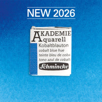 Акварел боја Schmincke AKADEMIE 1/2 коцка - Golden pink – 405 Кобалт сина нијанса