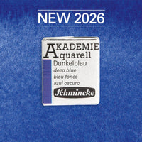Акварел боја Schmincke AKADEMIE 1/2 коцка - Golden pink – 444 Темно сина