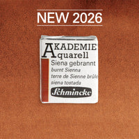 Акварел боја Schmincke AKADEMIE 1/2 коцка - Golden pink – 662 Печена сиена