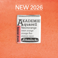 Акварел боја Schmincke AKADEMIE 1/2 коцка - Golden pink – 951 Неон портокалова