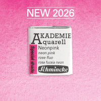 Акварел боја Schmincke AKADEMIE 1/2 коцка - Golden pink – 952 Неон розова