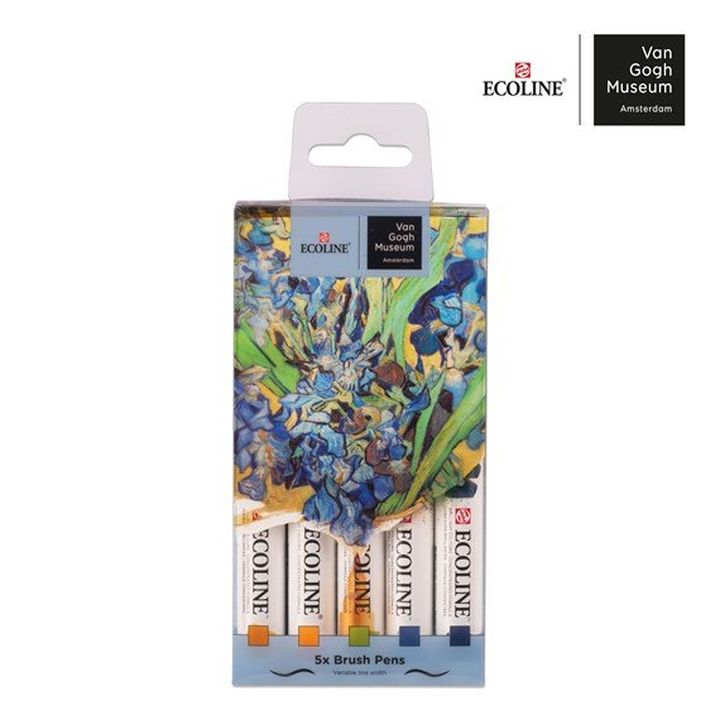 Акварел маркери Ecoline Brush Pen -  Van Gogh Museum - 5 парчиња