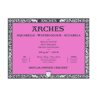 Акварелен блок ARCHES HP природно бела 300 g/m² – 20 листови
