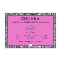 Акварелен блок ARCHES HP природно бела 300 g/m² – 20 листови
