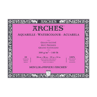 Акварелен блок ARCHES HP природно бела 300 g/m² – 20 листови