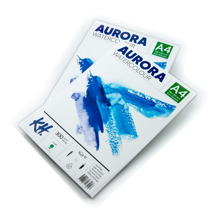 Акварелен блок AURORA rough - 12 листови - 3