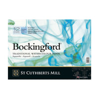 Акварелен блок CANSON St Cuthberts Bockingford 300 g/m² 12 листови спирала 18 – 41 cm