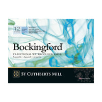 Акварелен блок CANSON St Cuthberts Bockingford CP бел 300 g/m² - 12 листа