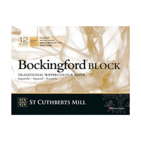 Акварелен блок CANSON St Cuthberts Bockingford Rough 300 g/m² 31 – 41 cm - 12 листови