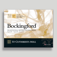Акварелен блок CANSON St Cuthberts Bockingford Rough 300 g/m² 31 – 41 cm - 12 листови