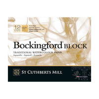 Акварелен блок CANSON St Cuthberts Bockingford Rough 300 g/m² 31 – 41 cm - 12 листови