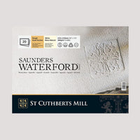 Акварелен блок CANSON St Cuthberts Saunders Rough 300 g/m² бел 12 листови – 23 x 31 cm