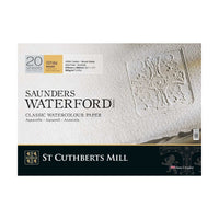 Акварелен блок CANSON St Cuthberts Saunders Waterford Rough 300 g/m² 26 × 51 cm – 20 листови