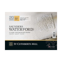 Акварелен блок CANSON St Cuthberts Saunders Waterford Rough 300 g/m² 26 × 51 cm – 20 листови
