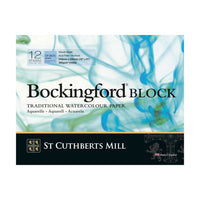 Акварелен блок St Cuthberts Mill Bockingford CP бел 300 g/m² 12 листови - 31 – 41 cm