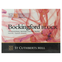 Акварелен блок St Cuthberts Mill Bockingford HP бел 300 g/m² 12 листови – 31 – 41 cm