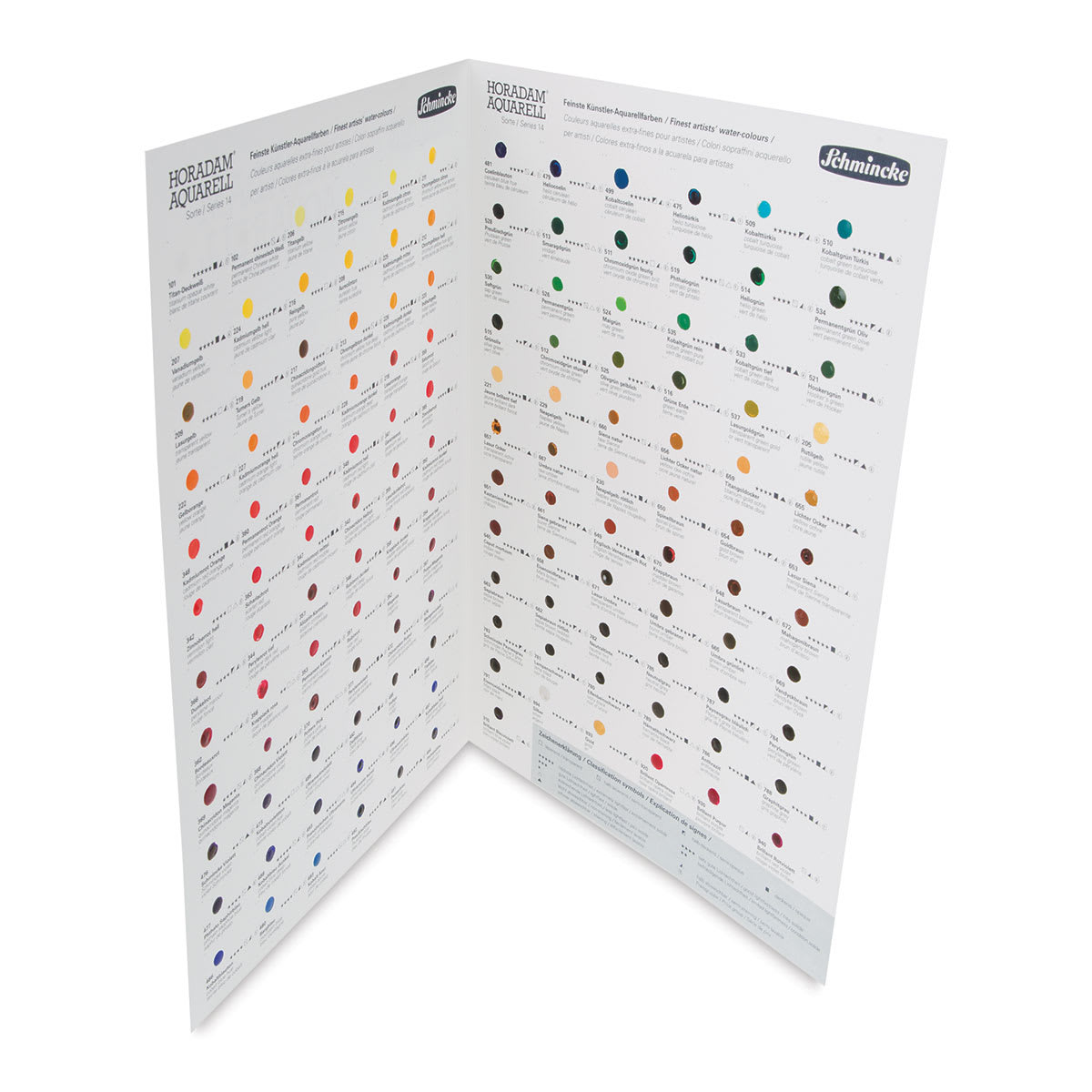 Акварелен мострен картон Schmincke HORADAM Aquarell Dot Card – 140 бои