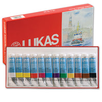Акварели LUKAS STUDIO 12x10ml -  сет во картонска кутија