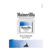 Акварелна боја Maimeri Blu – пола коцка 1,5 ml – Берлинско сина