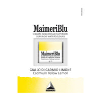 Акварелна боја Maimeri Blu – пола коцка 1,5 ml – Кадмиум жолта лимон