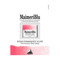 Акварелна боја Maimeri Blu – пола коцка 1,5 ml – Перманент црвена темна