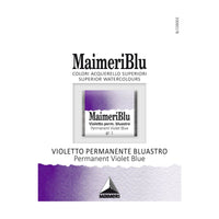 Акварелна боја Maimeri Blu – пола коцка 1,5 ml – Перманент виолетово-сина
