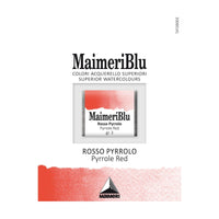 Акварелна боја Maimeri Blu – пола коцка 1,5 ml – Пирол црвена