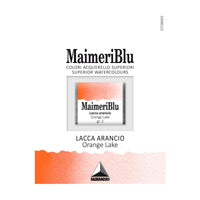 Акварелна боја Maimeri Blu – пола коцка 1,5 ml – Портокалов лак