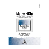 Акварелна боја Maimeri Blu – пола коцка 1,5 ml – Пруско сина