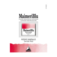 Акварелна боја Maimeri Blu – пола коцка 1,5 ml – Сандал црвена