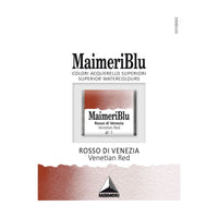 Акварелна боја Maimeri Blu – пола коцка 1,5 ml – Венецијанско црвена