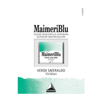 Акварелна боја Maimeri Blu – пола коцка 1,5 ml – Виридијан