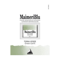 Акварелна боја Maimeri Blu – пола коцка 1,5 ml – Зелена земја