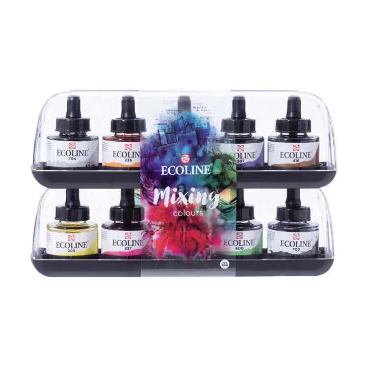 Акварелни бои Ecoline Sada Mixing Colours - 10 x 30 ml