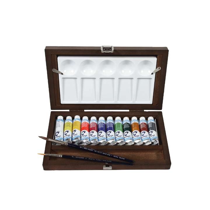 Акварелни бои Van Gogh 12x10ml + прибор