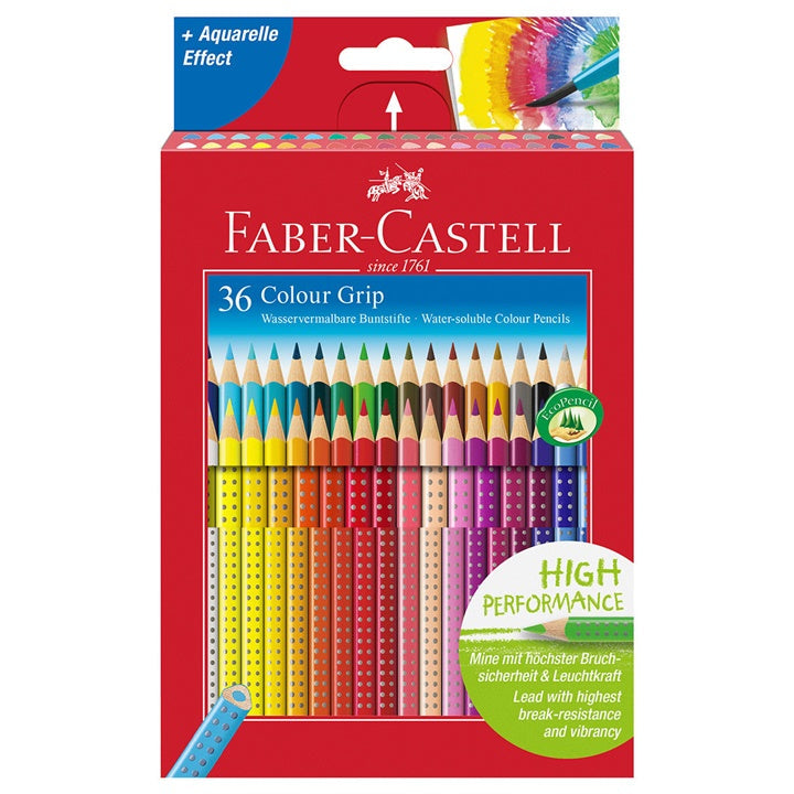 Акварелни боички Faber-Castell Grip - сет од 36 бои