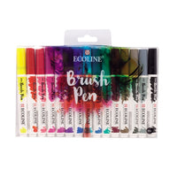 Акварелни маркери Ecoline Brush Pen - сет од 15 производи