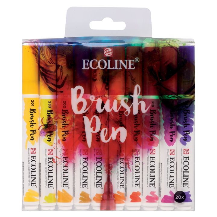 Акварелни пенкала Ecoline Brush Pen - 1