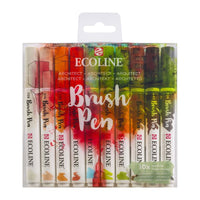 Акварелни пенкала Ecoline Brush Pen Architect - 1