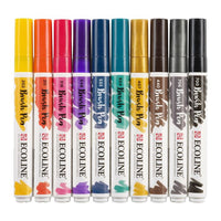 Акварелни пенкала Ecoline Brush Pen Dark - 5