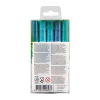 Акварелни пенкала Ecoline Brush Pen Green Blue - 2