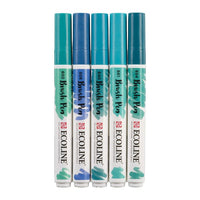 Акварелни пенкала Ecoline Brush Pen Green Blue - 5