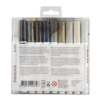 Акварелни пенкала Ecoline Brush Pen Greys - 2