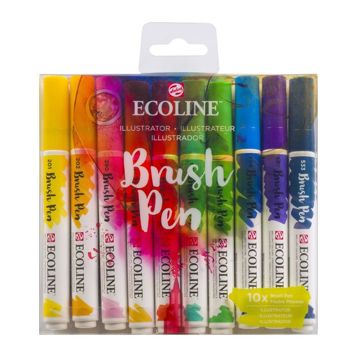 Акварелни пенкала Ecoline Brush Pen Illustrator - 1