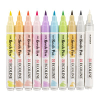 Акварелни пенкала Ecoline Brush Pen Pastel - 3